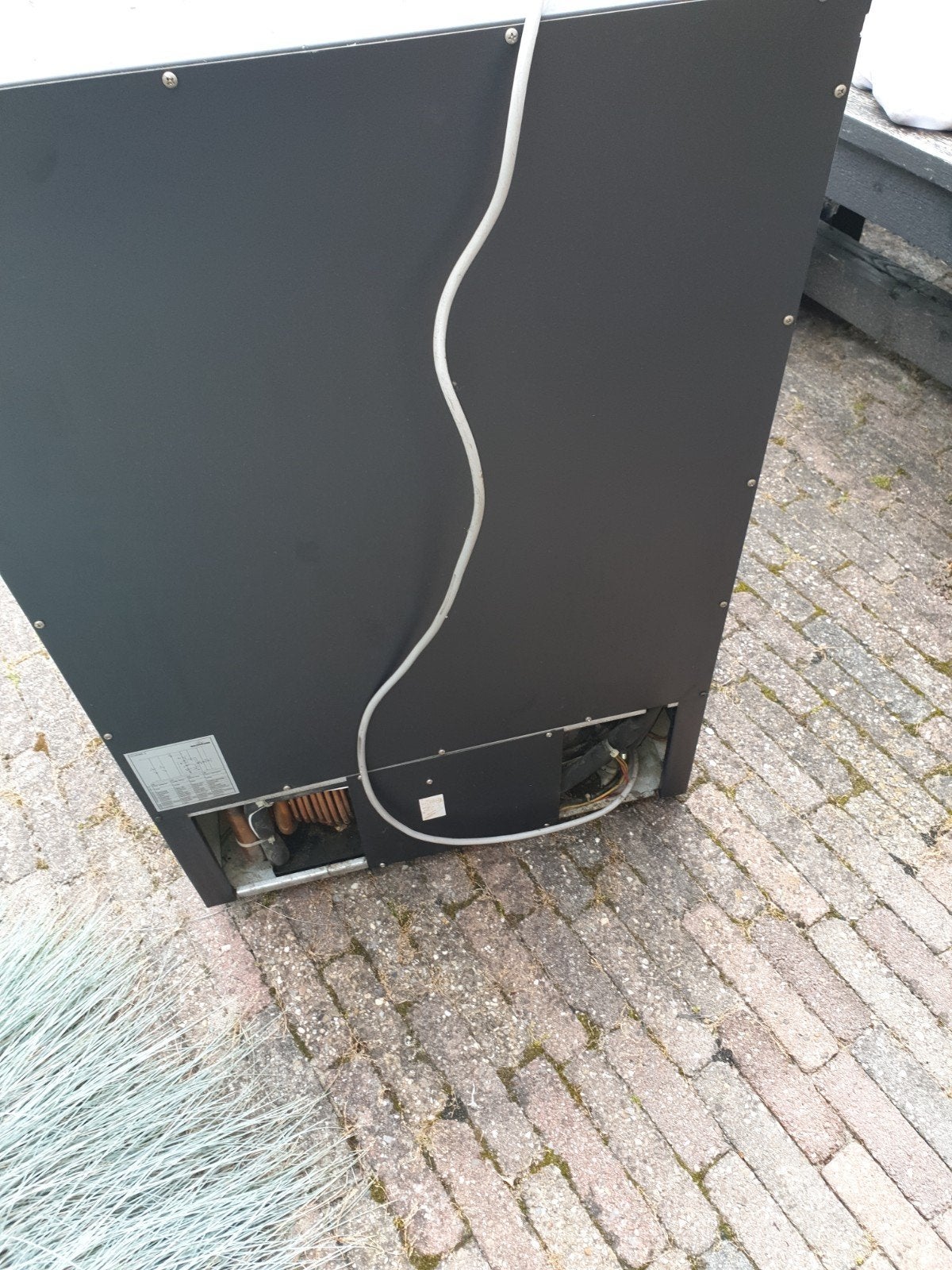 Prof koelkast  zwart., Witgoed en Apparatuur, Koelkasten en IJskasten, 200 liter of meer, Ophalen of Verzenden, Gebruikt, Zonder vriesvak