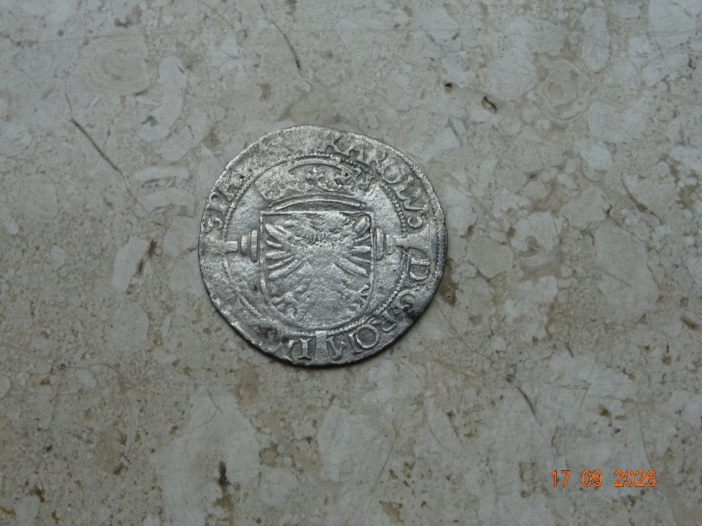 Zilveren halve reaal (Karel V 1521-1555), Postzegels en Munten, Vóór koninkrijk, Verzenden, Zilver, Overige waardes