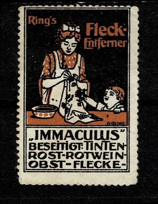 sluitzegel Duitsland IMMACULUS, Ophalen of Verzenden, Overige thema's