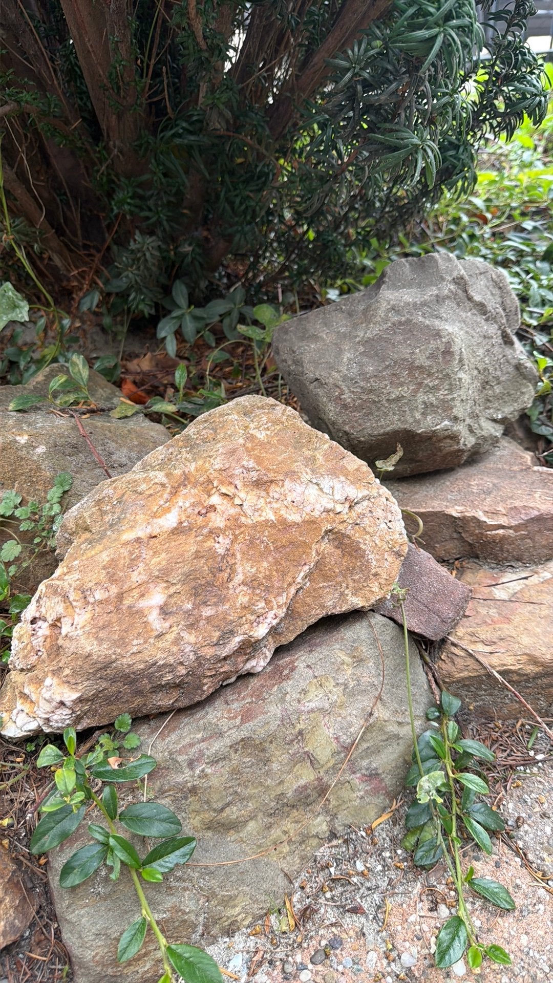 Partij natuursteen / breuksteen voor de tuin, Tuin en Terras, Grind, Keien en Split, Ophalen, Gebruikt, Overige materialen, Overige typen