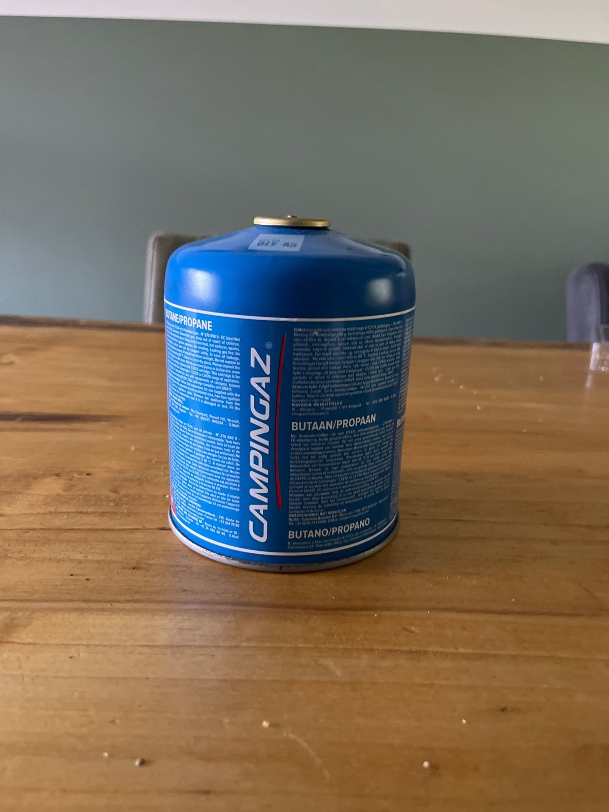 Campingaz CV470 Plus gasfles 3/4 vol, Ophalen, Zo goed als nieuw