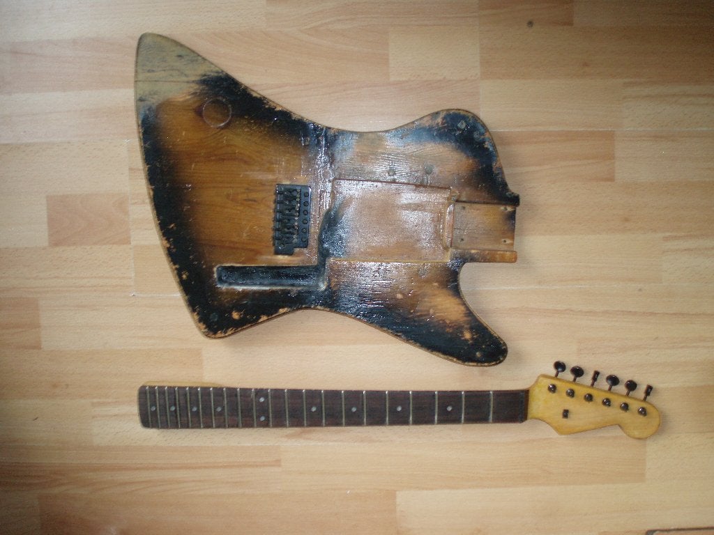 Te ruil relic body en hals, Ophalen of Verzenden, Gebruikt, Elektrische gitaar