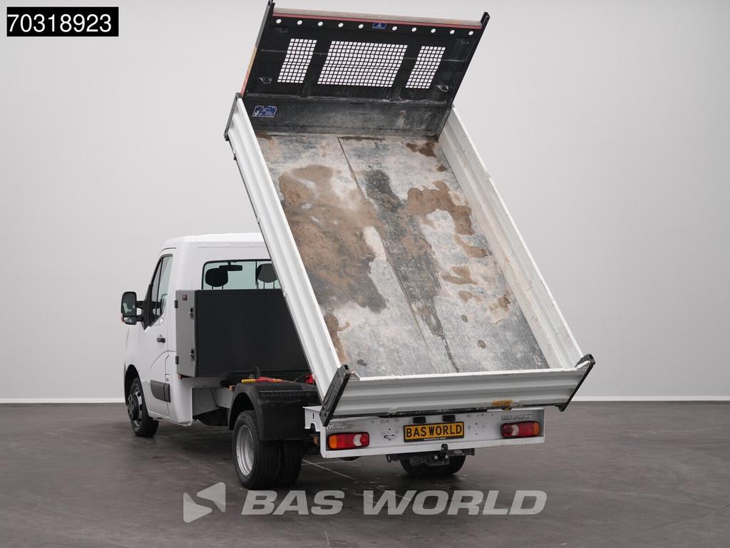 Renault Master 130PK Open Laadbak met Kist Dubbellucht 3,5t, Stof, Gebruikt, Euro 6, 4 cilinders