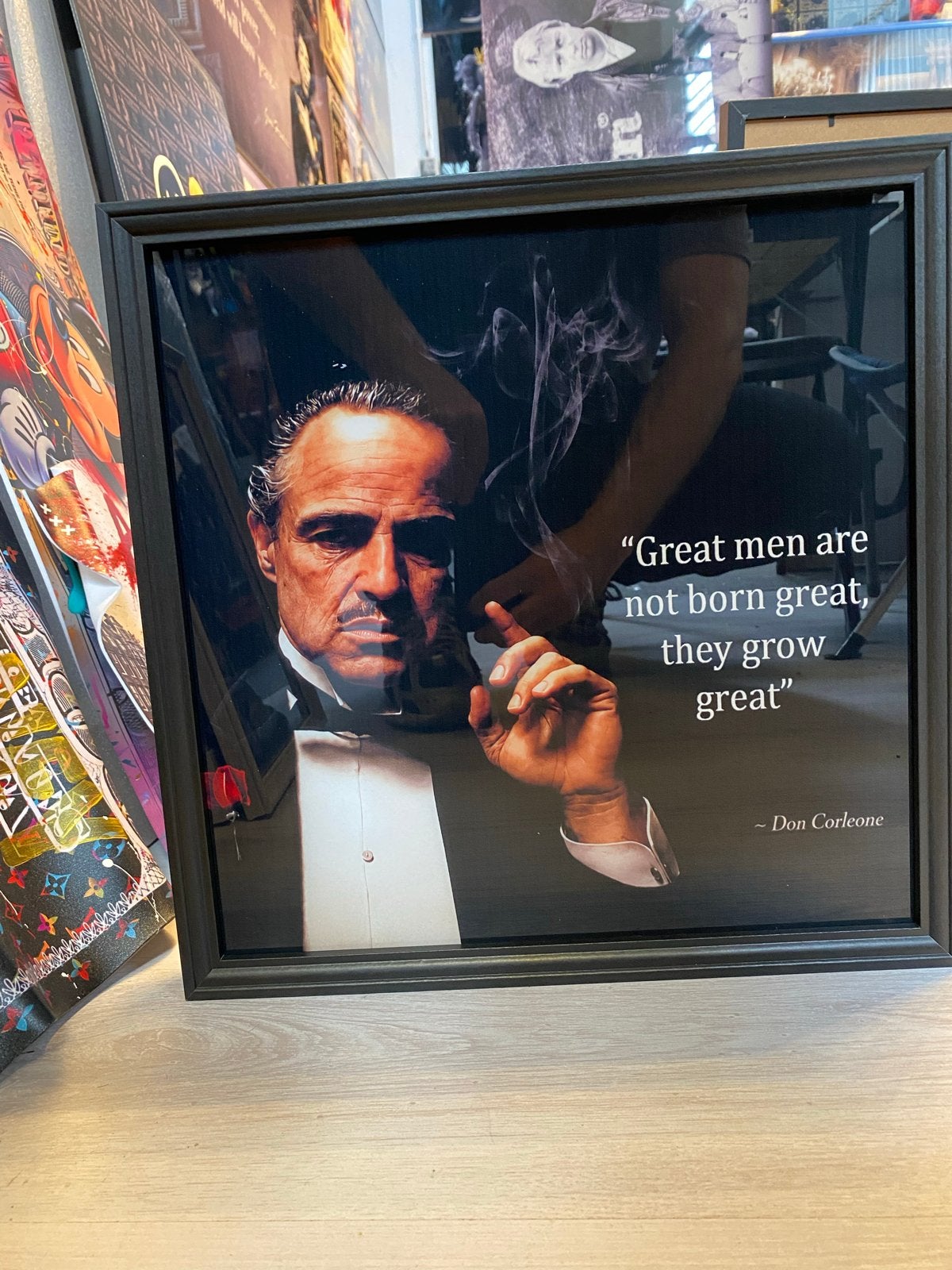 The Godfather 'Great men' ingelijste print, Ophalen of Verzenden