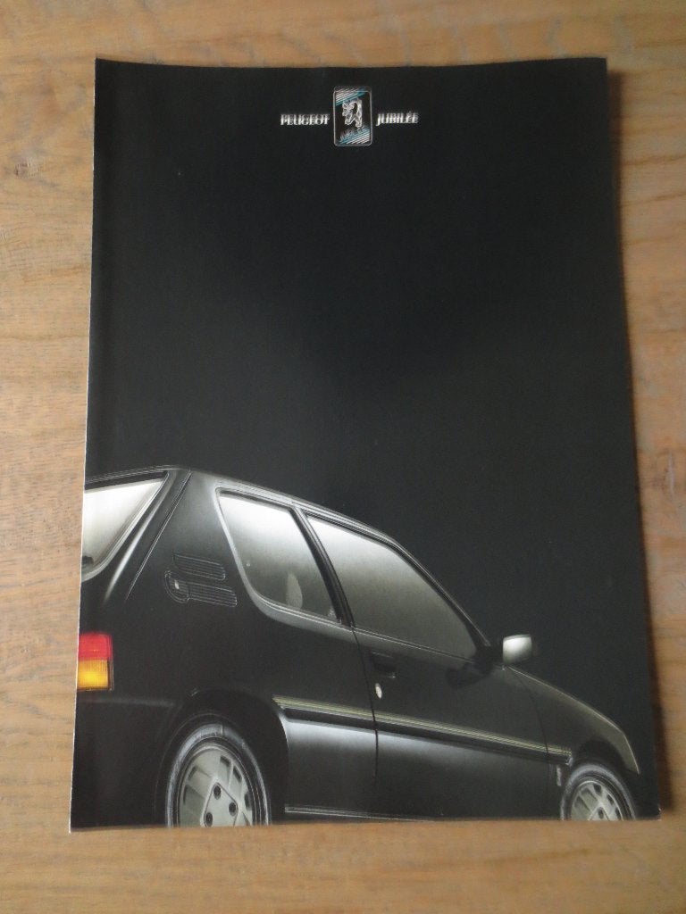Autofolder:  Folder Peugeot 205 Jubiléé. Folder is nieuw., Ophalen of Verzenden, Zo goed als nieuw, Peugeot