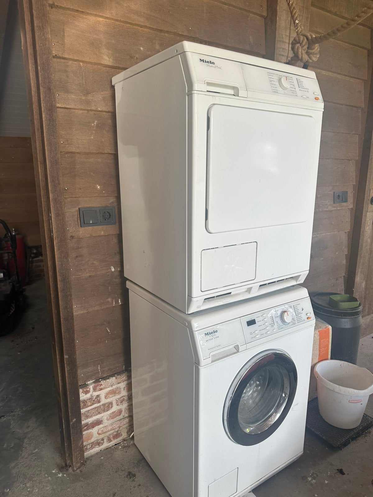 Wasmachine droger combo. Mag ook los, 4 tot 6 kg, Ophalen, Gebruikt, 85 tot 90 cm