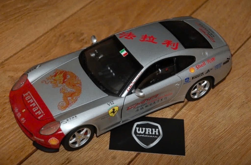 1:18 FERRARI 612 SCAGLIETTI China Tour Hotwheels elite WRH, Verzenden, Zo goed als nieuw, Auto, Hot Wheels