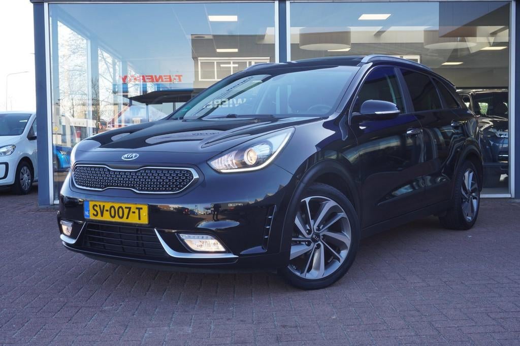 Kia Niro 1.6 GDi Hybrid Edition Automaat | Schuifdak | Elek., Auto's, Gebruikt, Euro 6, Leder en Stof, Origineel Nederlands