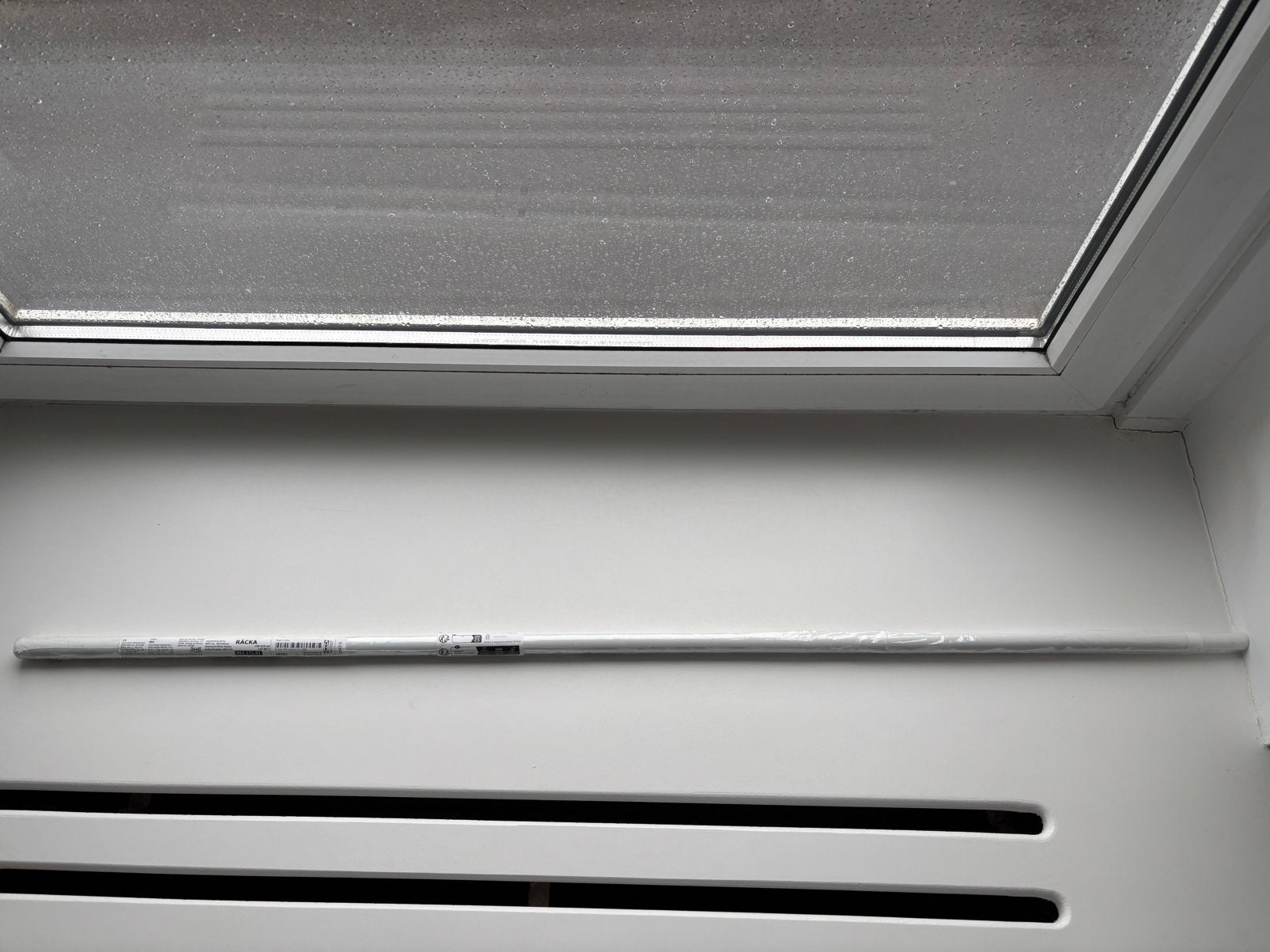 RACKA ikea curtain rod 120-210 cm white, Huis en Inrichting, Ophalen, Nieuw, Wit