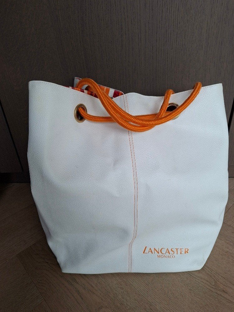 Mooie Lancaster Monaco shopper, Ophalen of Verzenden, Oranje, Shopper