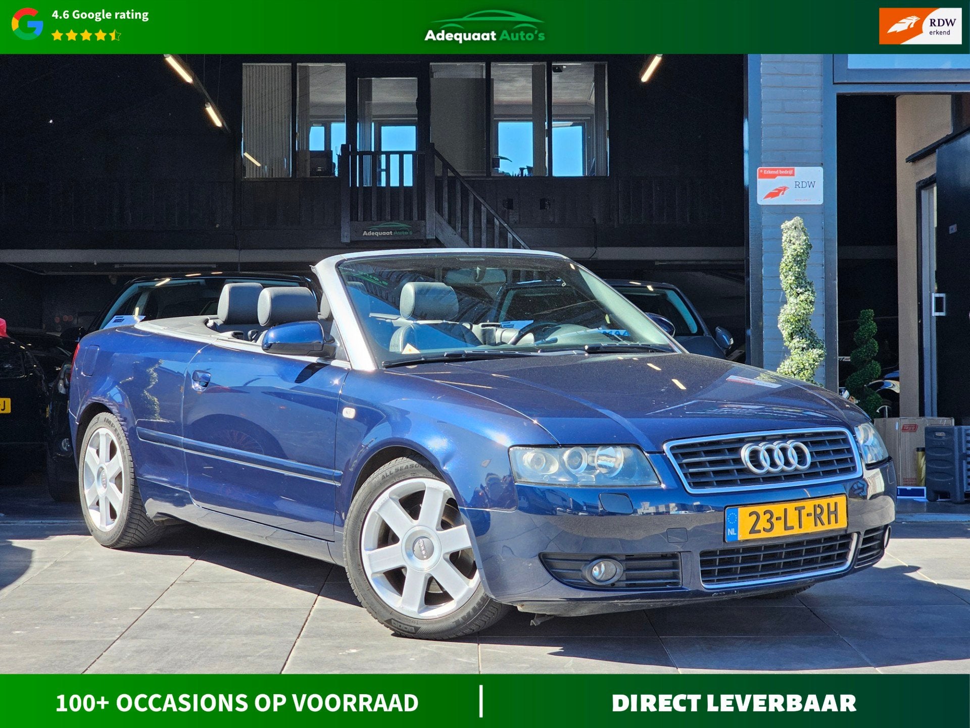 Audi A4 Cabriolet 2.4 V6 Exclusive|Automaat|Cruise Control|, Auto's, Audi, Gebruikt, Bedrijf, 1600 kg, 170 pk