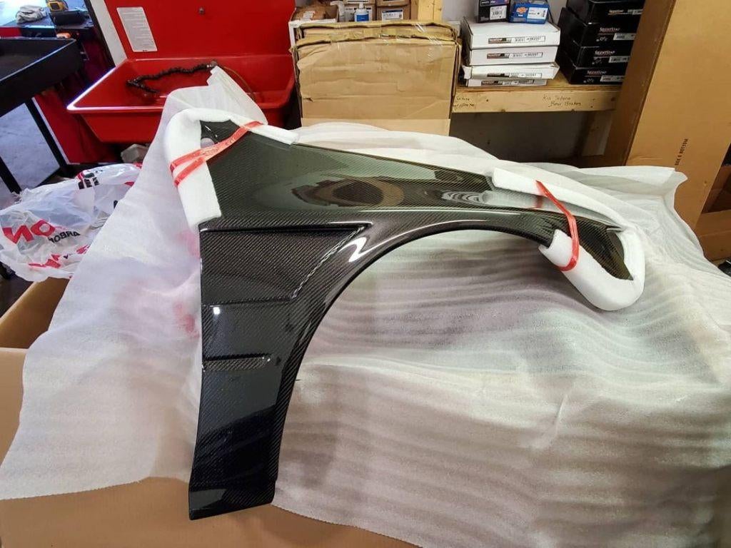 Seibon Carbon wide fender 10mm - Evolution Evo VIII 8 03-05, Ophalen of Verzenden