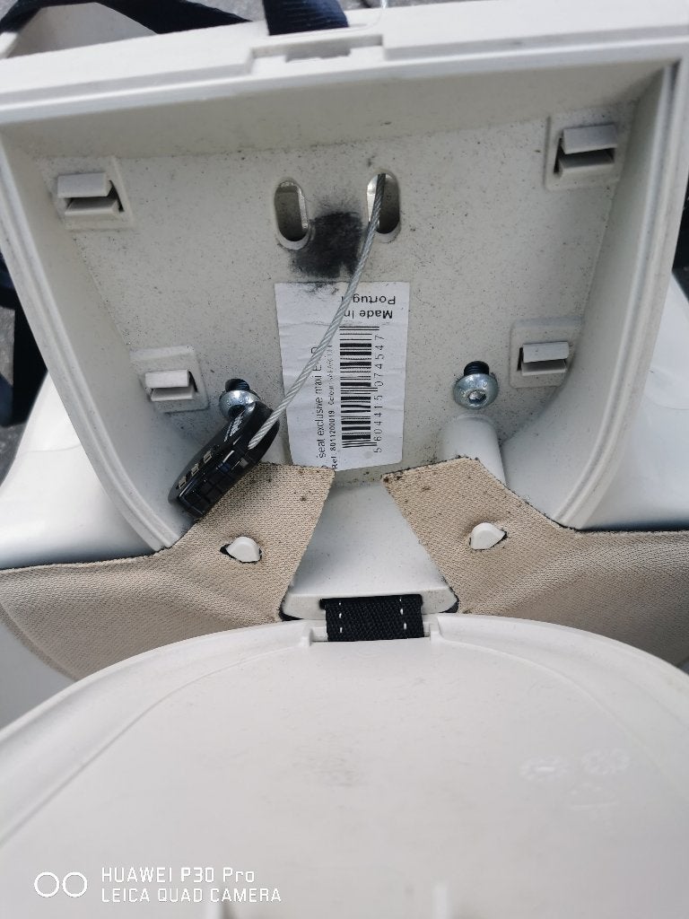 Bobike achterzitje met adapter voor op bagagedrager., Ophalen of Verzenden, Gebruikt, Achterzitje, Bobike