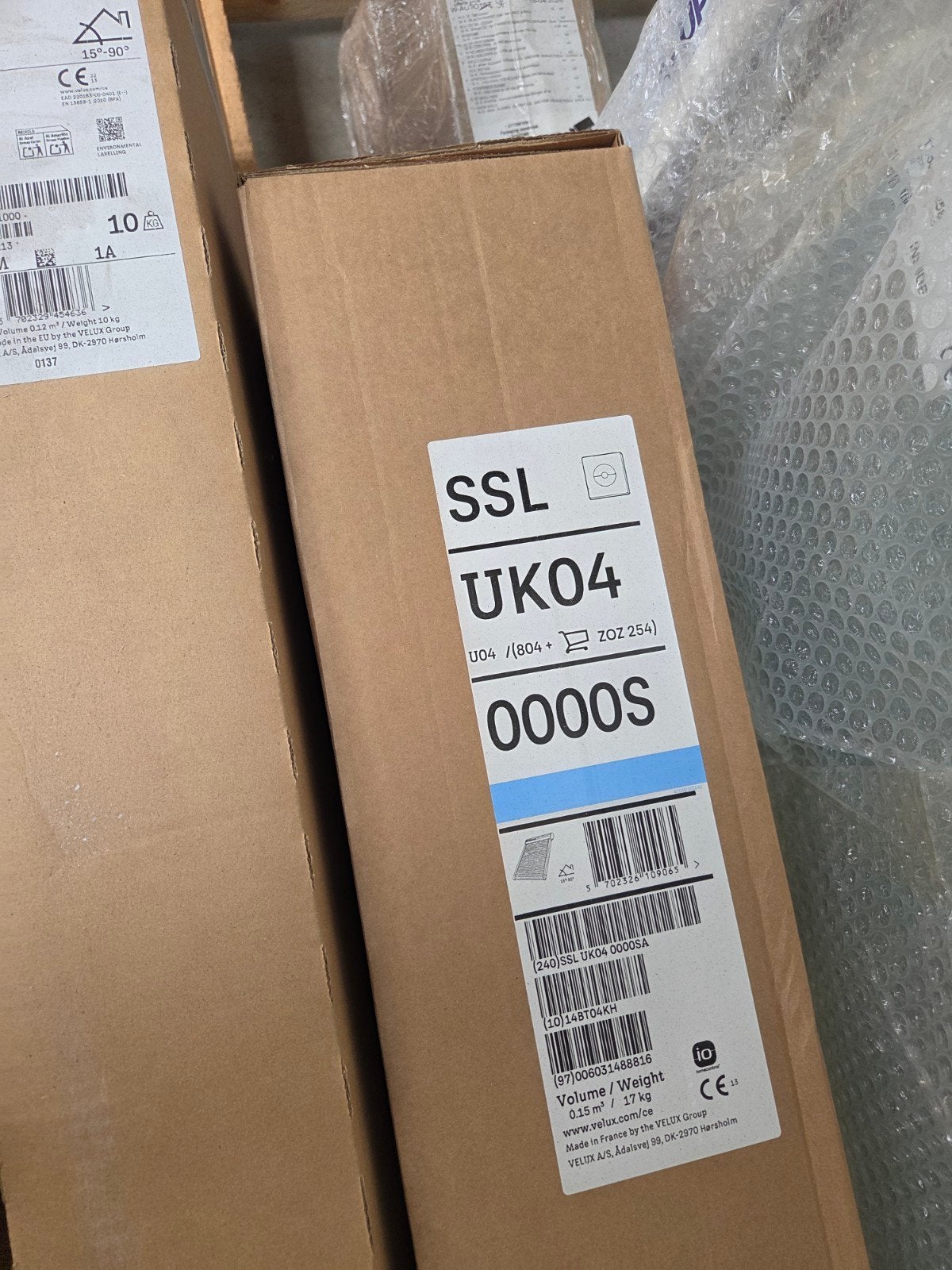 Nog nieuw in doos, Rolluik Velux SSL UK04, Doe-het-zelf en Verbouw, Glas en Ramen, Ophalen of Verzenden, Nieuw, Minder dan 80 cm