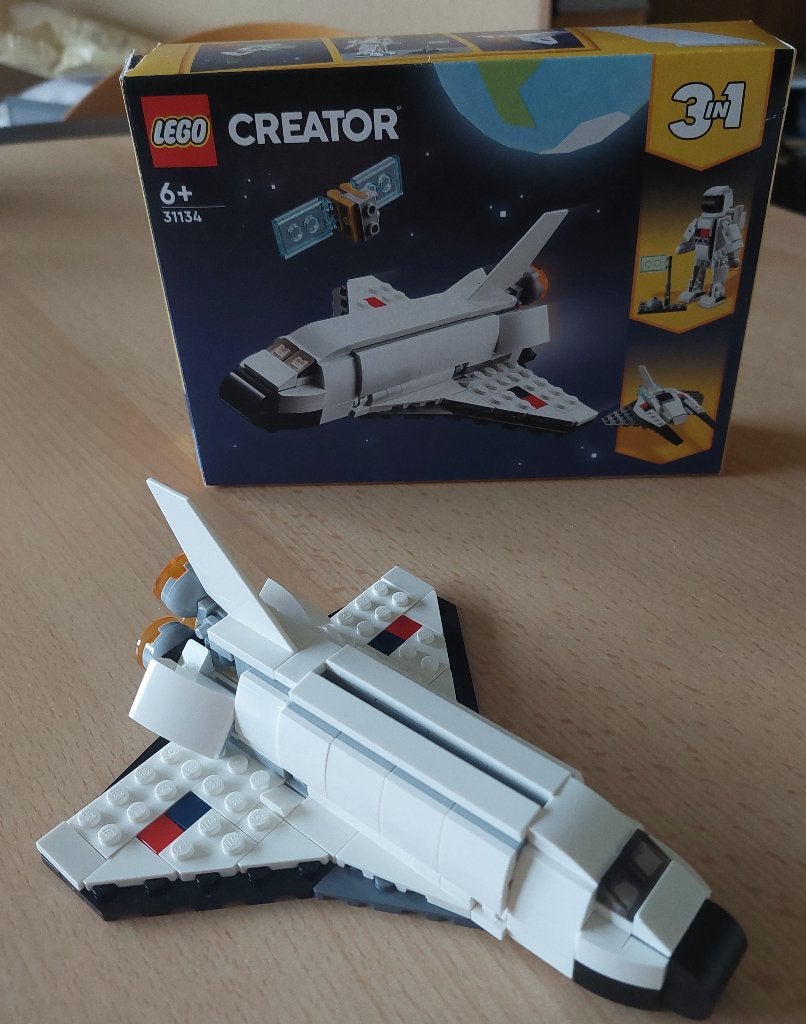 Lego 3-in-1 31134 Space Shuttle! Z.G.A.N.!, Overige thema's, Lego, Ophalen of Verzenden, Zo goed als nieuw