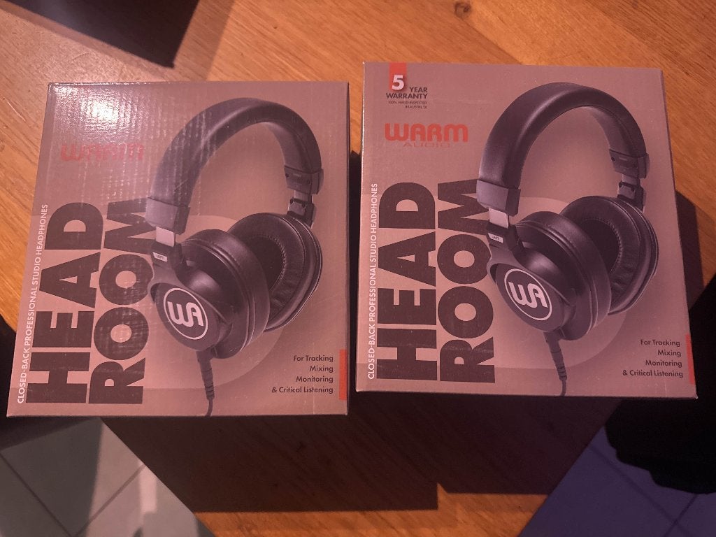 Warm Audio HeadRoom WA-HRB studio koptelefoon, nieuw in doos, Overige merken, Nieuw, Ophalen of Verzenden, Zwart