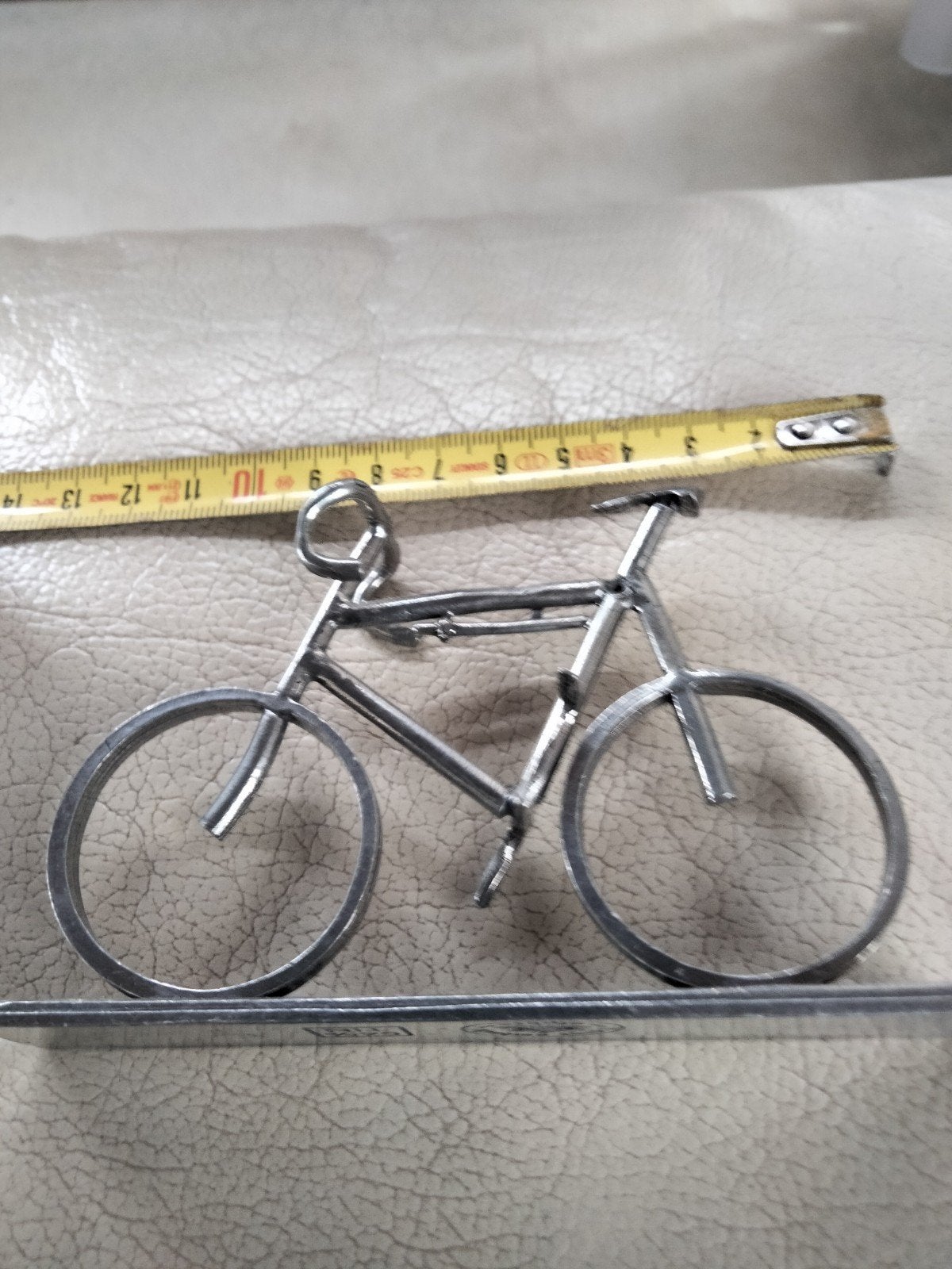 race fiets tin hoogte 7 breedte 11 cm, Ophalen of Verzenden, Overige merken