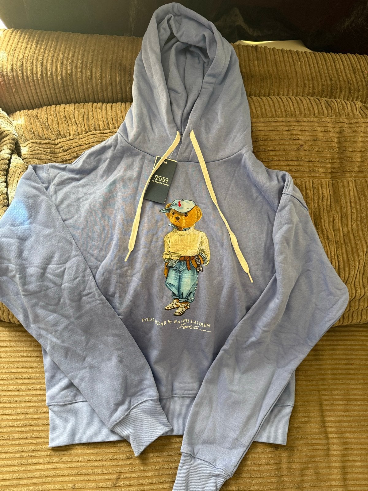 Nieuwe Polo Ralph Lauren Hoodie met Polo Bear - Maat XL, Ophalen of Verzenden, Nieuw, Maat 46/48 (XL) of groter, Blauw