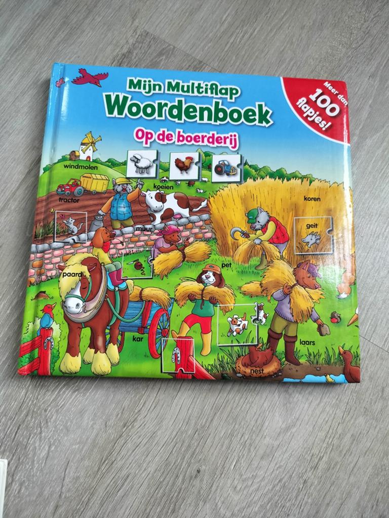 Mijn multi flap woordenboek op de boerderij, Uitklapboek, Fictie algemeen, Jongen of Meisje, Ophalen of Verzenden