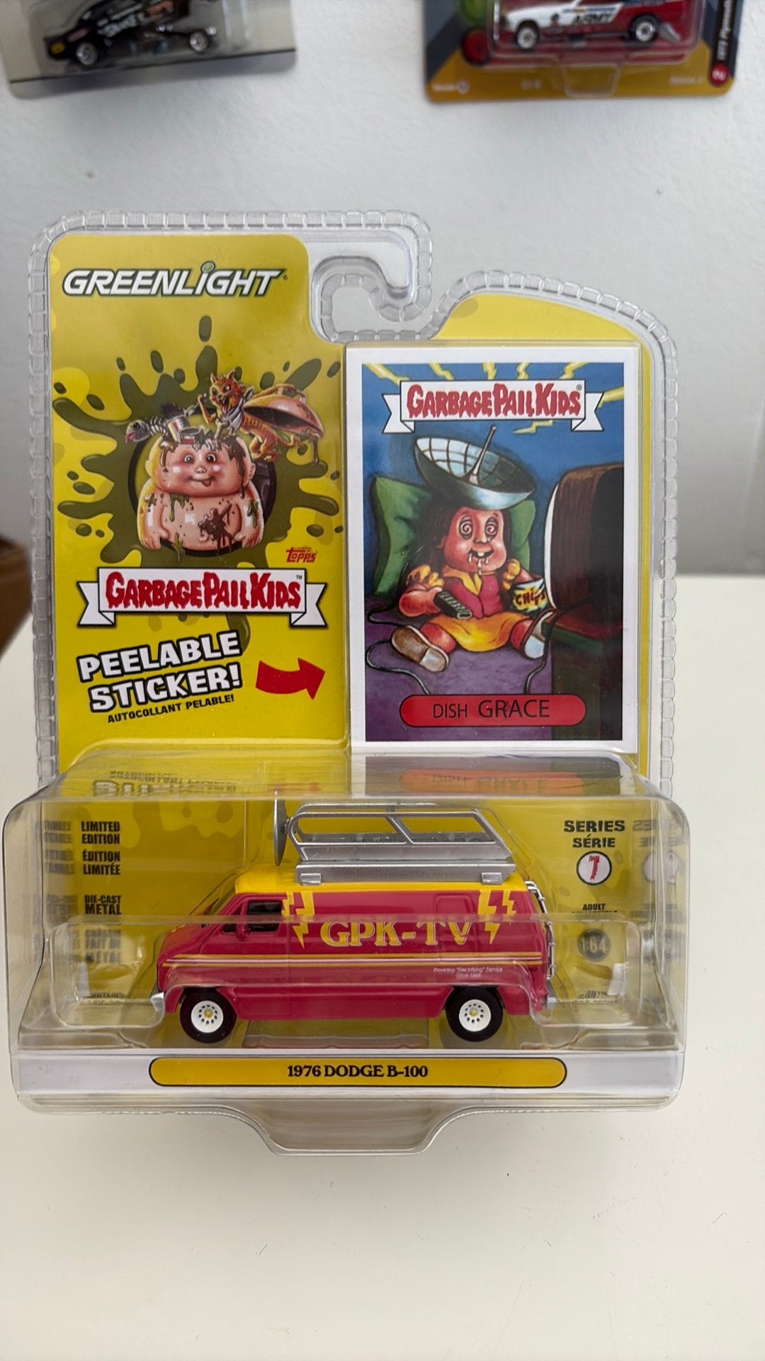 Greenlight 1976 Dodge B-100 GPK 1/64, Ophalen of Verzenden, Nieuw, Auto