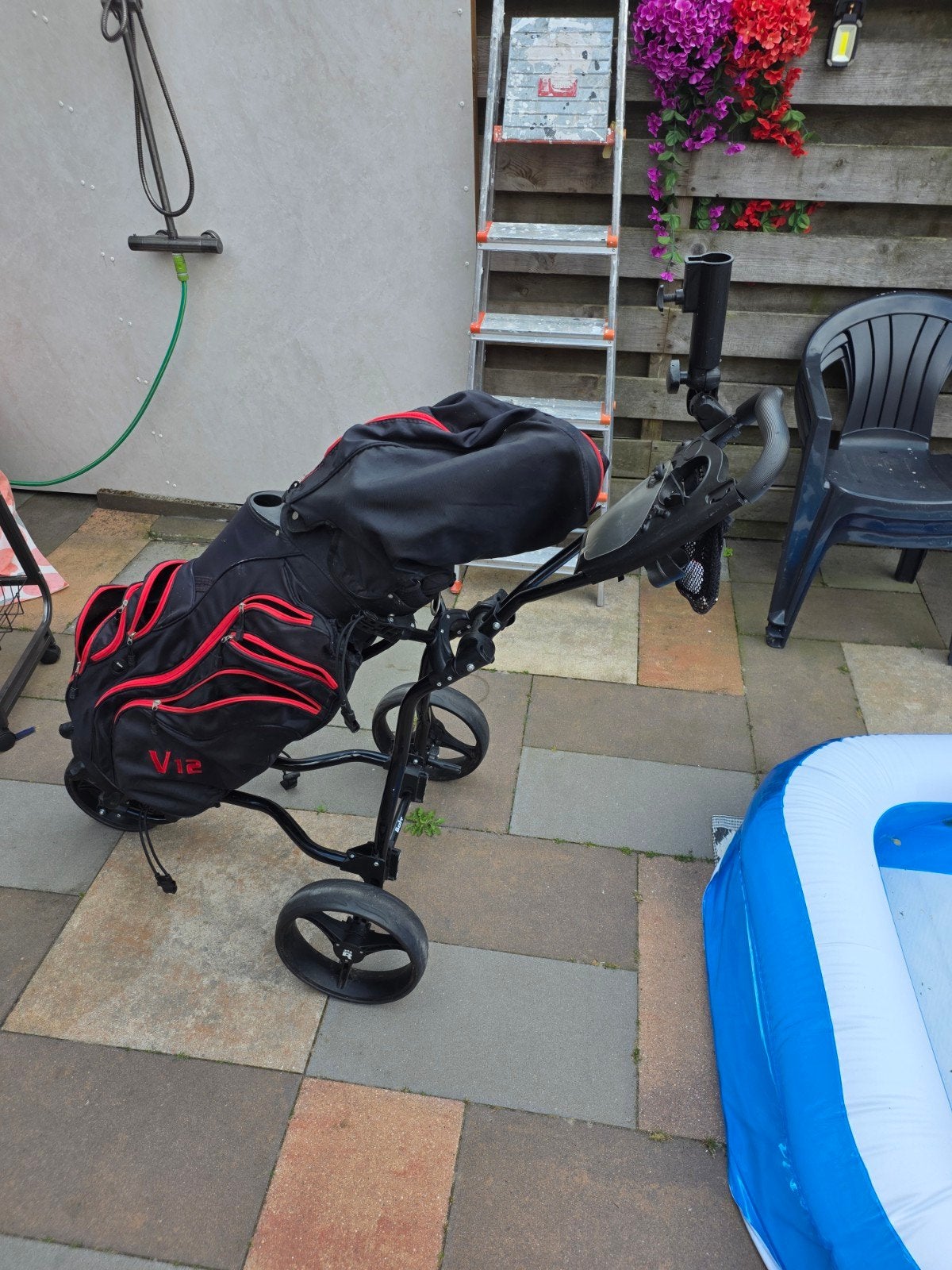Golfset met kar, Ophalen of Verzenden