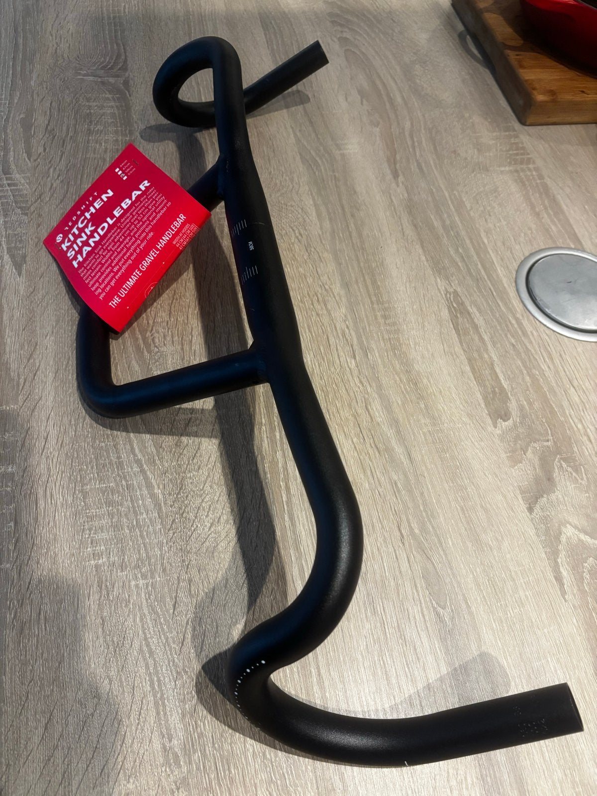 Redshift Kitchen Sink Handlebar 50cm - Gravel Stuur, Fietsen en Brommers, Fietsonderdelen, Nieuw, Stuur, Aluminium, Gravelbike