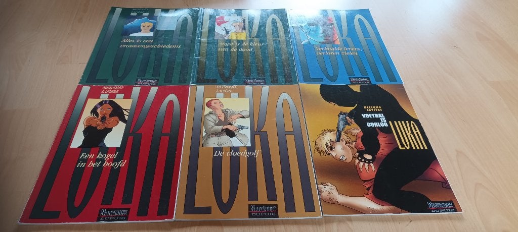 Luka 1, 2, 4, 5, 7 & 9 (6x), Meerdere stripboeken, Ophalen of Verzenden, Zo goed als nieuw