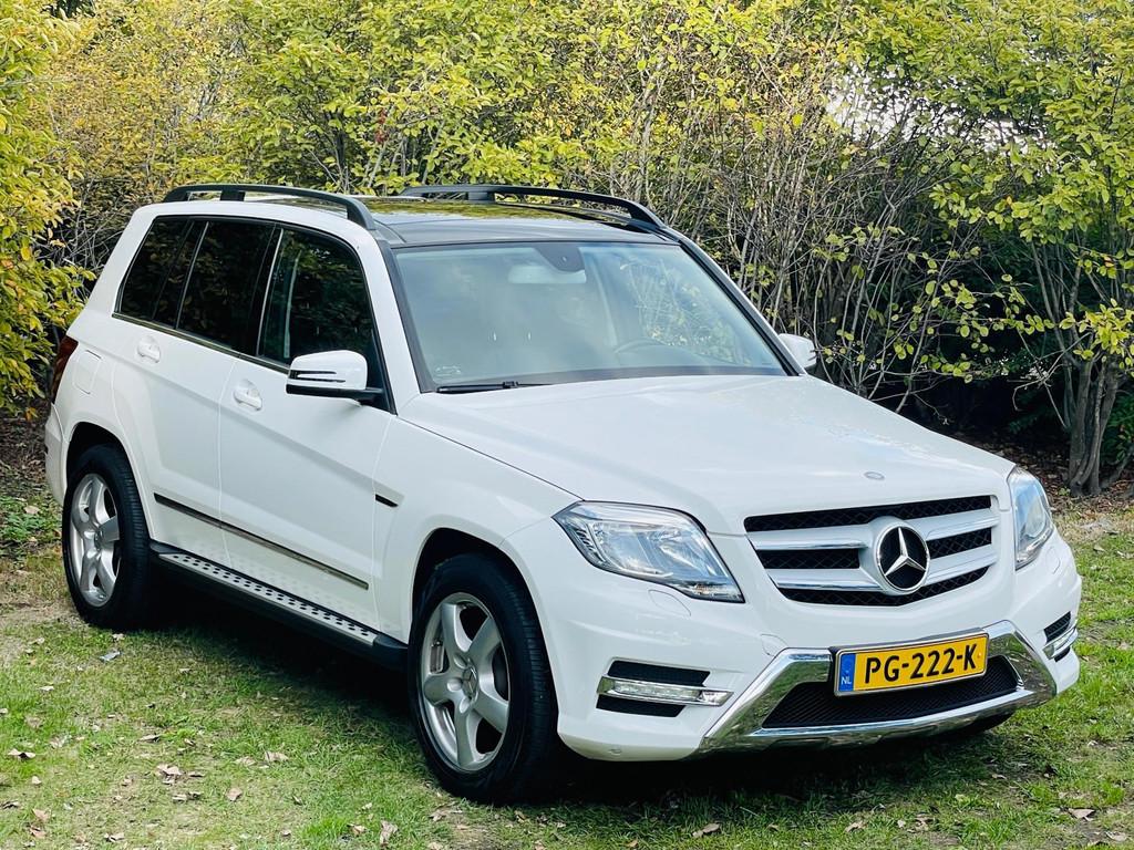 Mercedes-Benz GLK-klasse 350/306pk 4-Matic Prestige/Leer/Aut, Automaat, Euro 5, Gebruikt, Zwart
