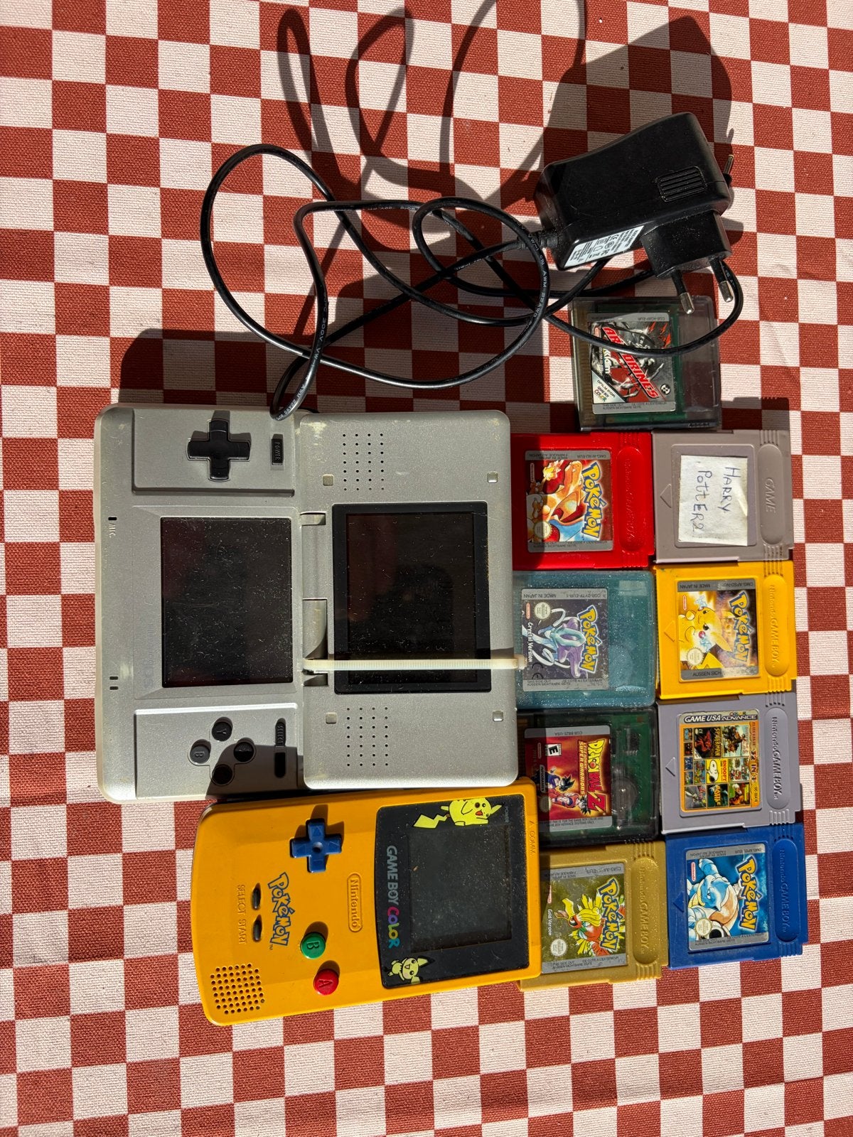 Game Boy Color met games etc, 1 speler, Ophalen, Gebruikt, Vanaf 3 jaar