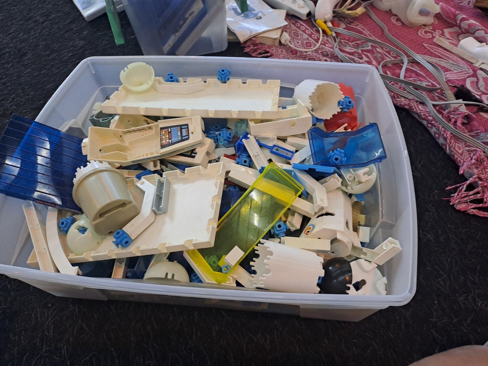 Grote partij construx fisherprice ruimtestation onderdelen, Ophalen of Verzenden, Gebruikt, K'nex