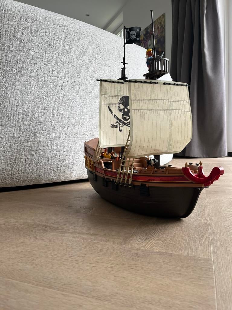 Playmobiel piratenschip, Ophalen, Zo goed als nieuw