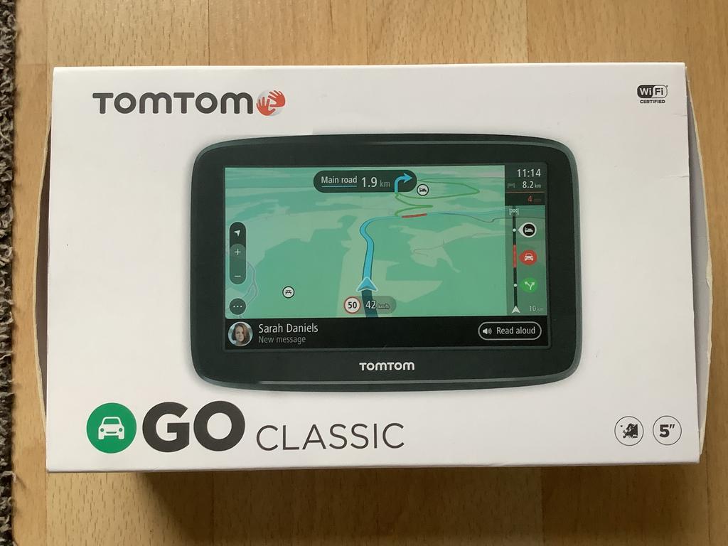 tomtom go classic 5” met wifi en met recente kaart 32 gb, Ophalen, Nieuw