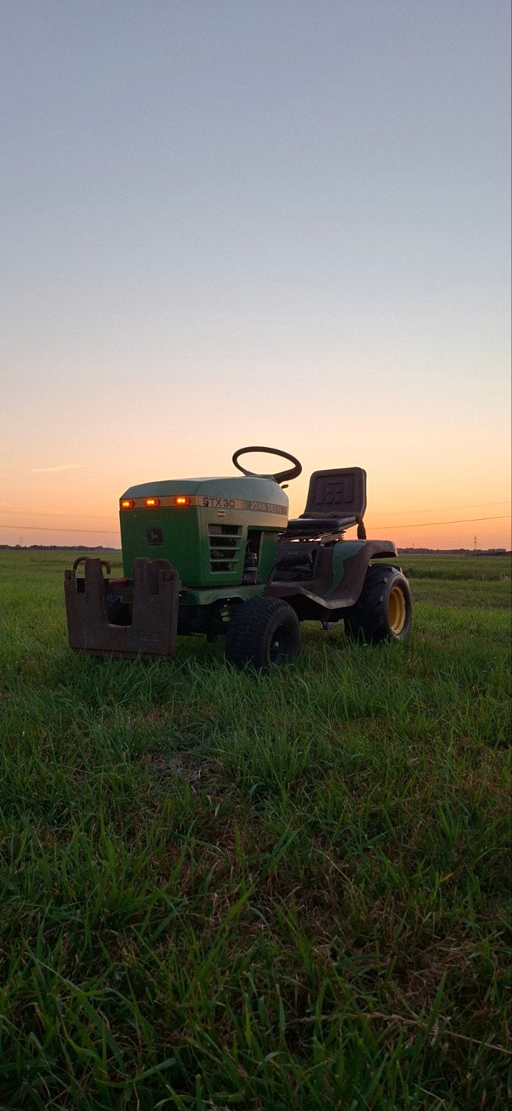 John Deere STX 30 Zitmaaier, Gebruikt, Ophalen, John Deere, Versnellingen