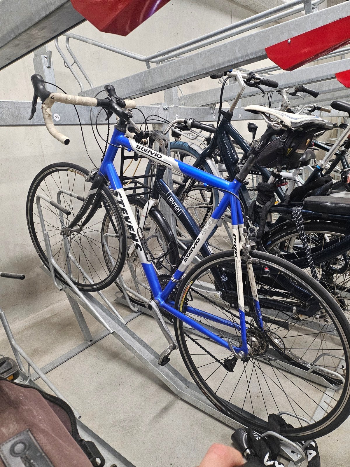 Stevens Stelvio racefiets - Blauw/Wit, Gebruikt, Aluminium, 57 tot 61 cm, Meer dan 20 versnellingen