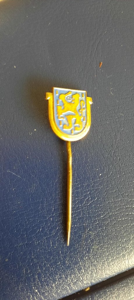 Historisch speldje van de Nederlandse Unie, Verzamelen, Ophalen of Verzenden, Overige soorten, Nederland, Embleem of Badge