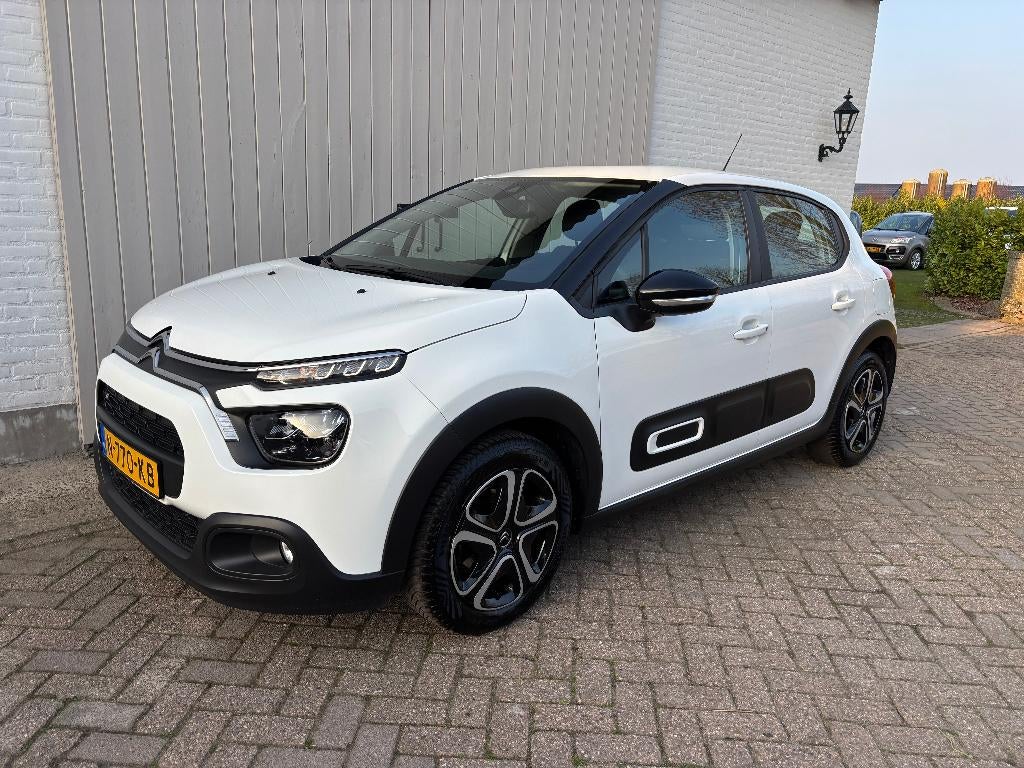 Citroën C3 1.2i Feel Apple Carplay, Navi, ECC Airco 2021 👌, Auto's, Voorwielaandrijving, 40 €/maand, 450 kg, Wit