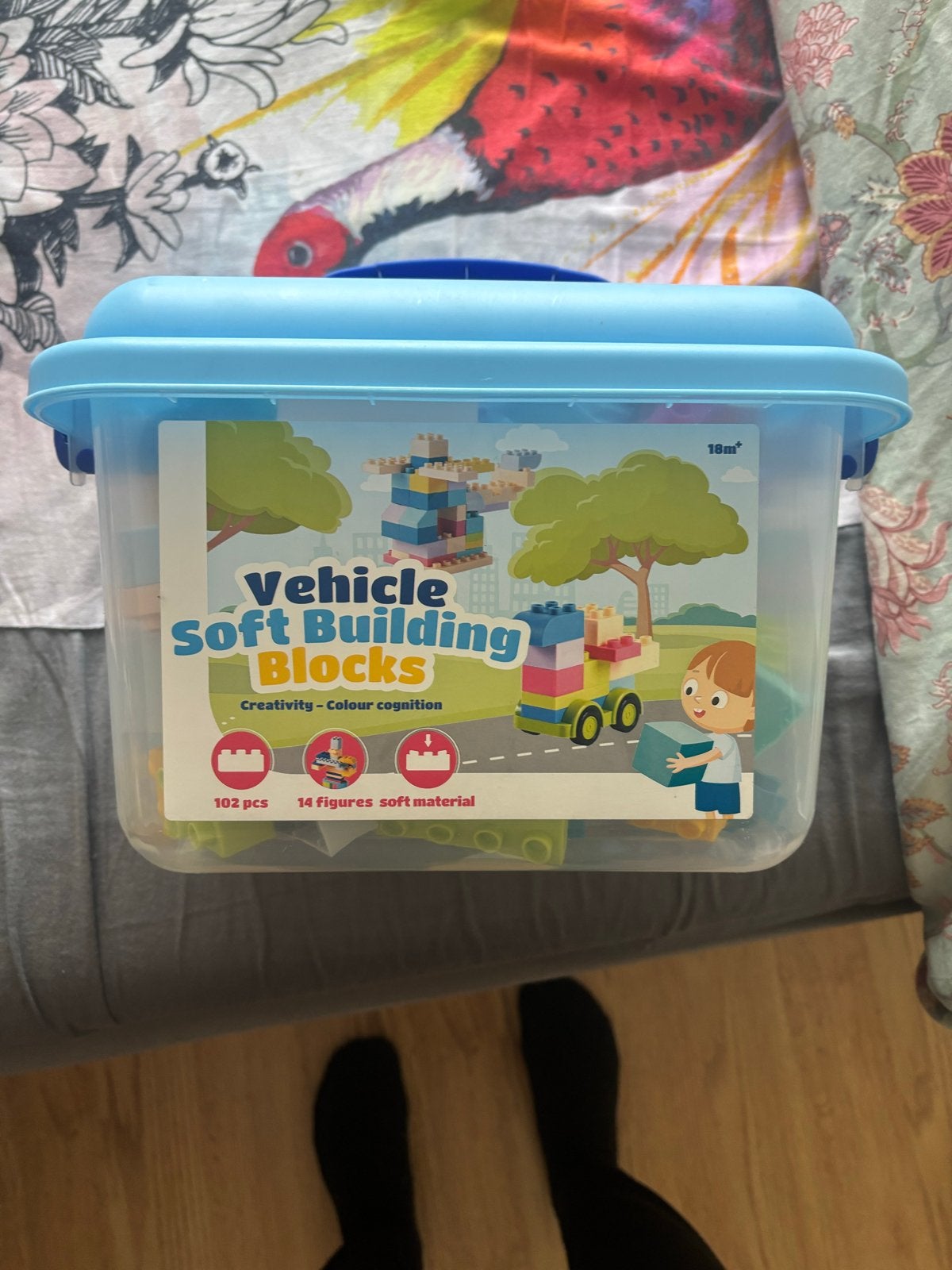 Vehicle Soft Building Blocks - 102 stuks, Ophalen of Verzenden, Nieuw, Overige merken