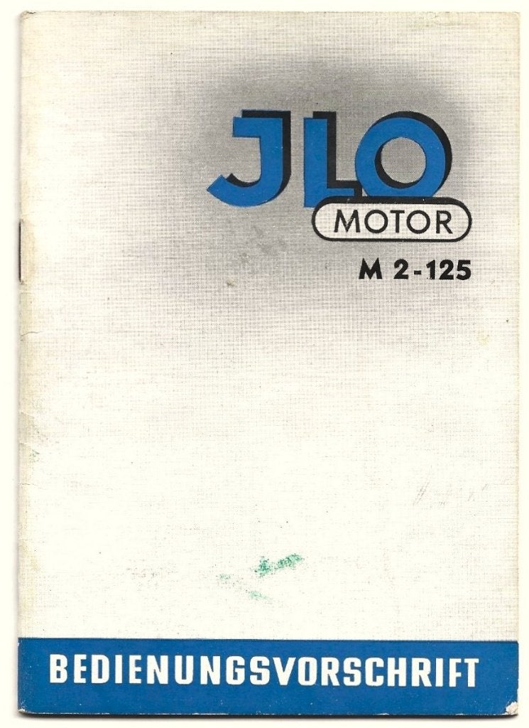 JLO M2 125 Bedienungsvorschrift handleiding (7492z), Motoren, Verzenden, Overige merken