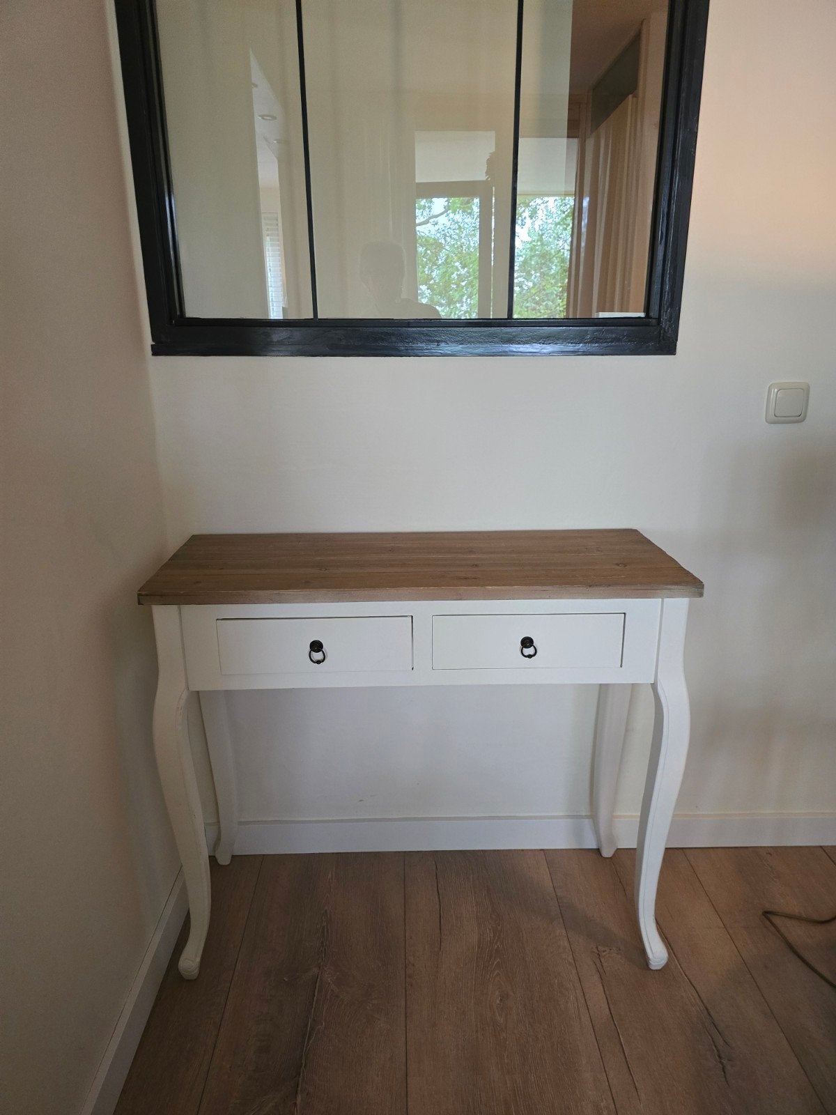 Sfeervolle console tafel met lades, Ophalen, Gebruikt, Landelijk, Klassiek, 75 cm of meer