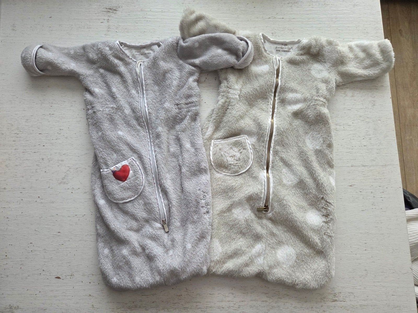 2 Puckababy slaapzakken Newborn 0-3 maanden, Ophalen of Verzenden, Gebruikt, Slaapzak, Puckababy