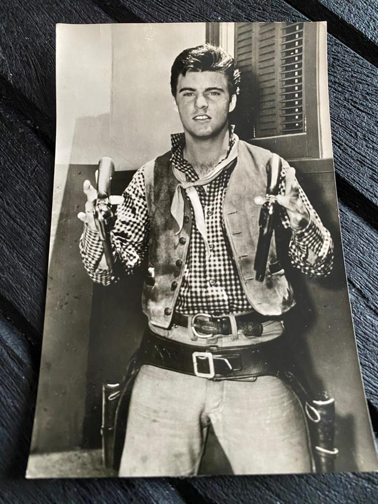 Filmster ricky nelson, Ophalen of Verzenden, Zo goed als nieuw, Foto of Kaart