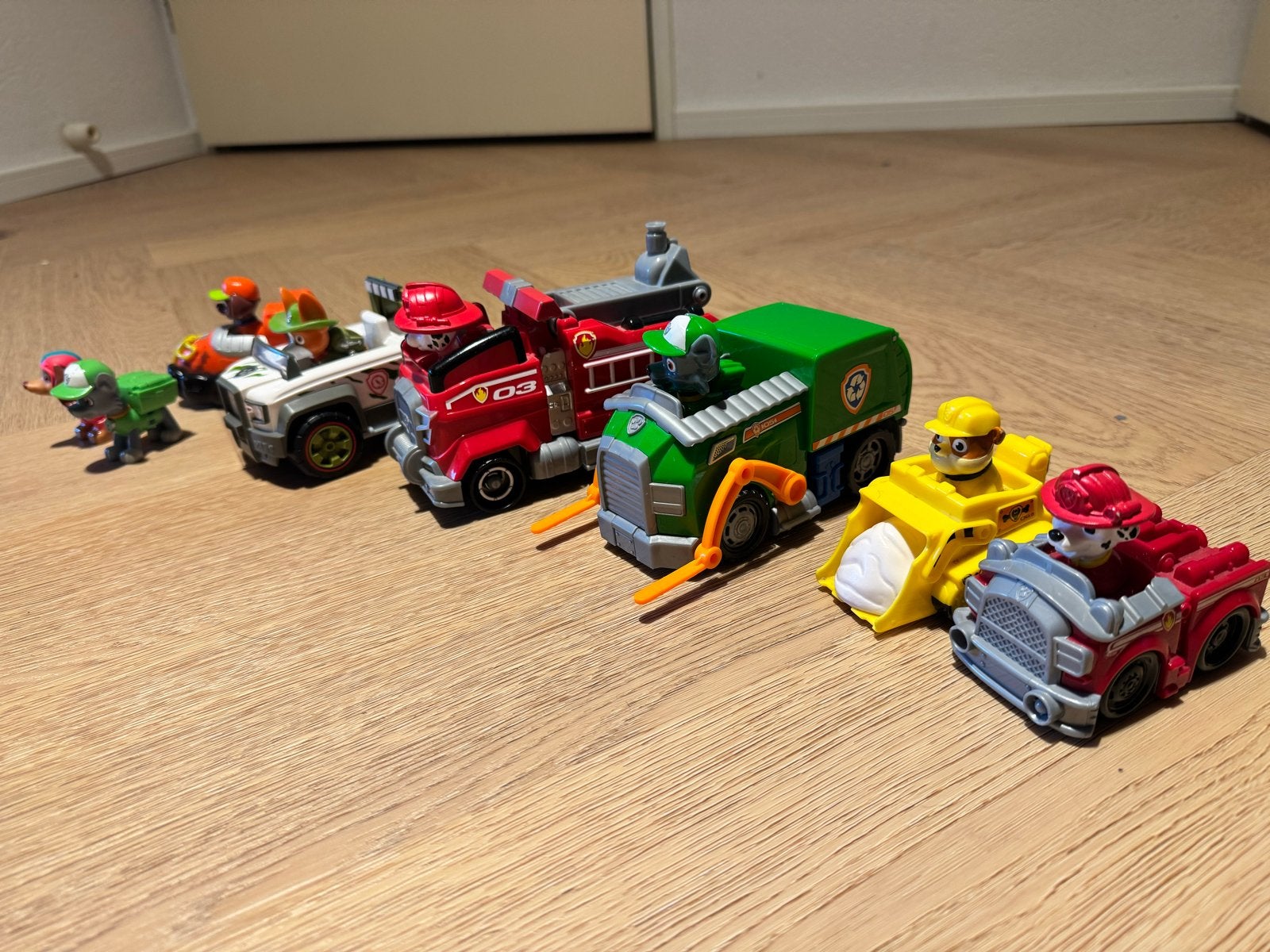 Paw Patrol Voertuigen en Figuren Set, Ophalen of Verzenden, Gebruikt