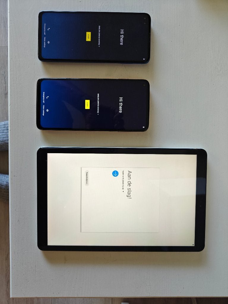 Moto G 5G  MotoG 5G Plus en Samsung Galaxy TaB A, Computers en Software, Android Tablets, Gebruikt, Wi-Fi en Mobiel internet, Uitbreidbaar geheugen