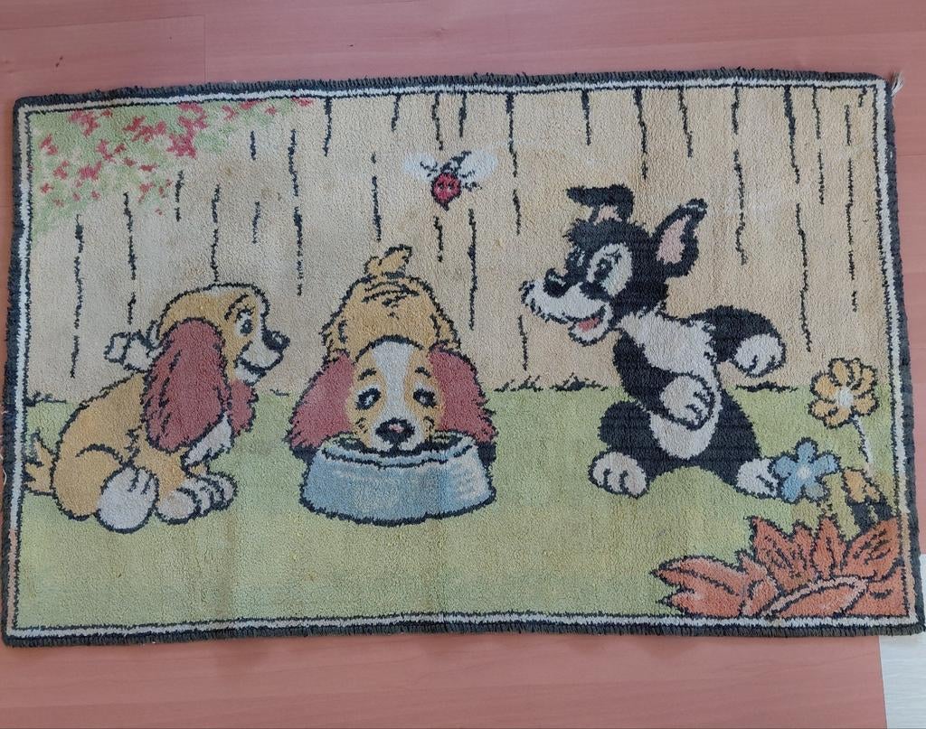 Vintage,  lady en de vagebond,  disney kleed, Verzamelen, Disney, Ophalen of Verzenden, Zo goed als nieuw