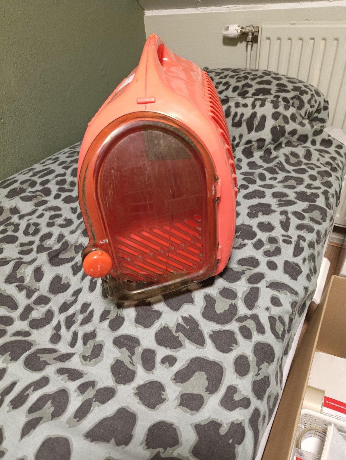 Roze Katten of kleine hondenmand., Ophalen of Verzenden, Gebruikt