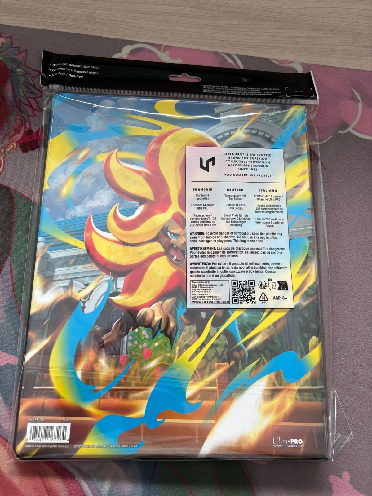 Greninja Chaos Rising: Ultra Pro 9-Pocket Binder, Ophalen of Verzenden, Zo goed als nieuw