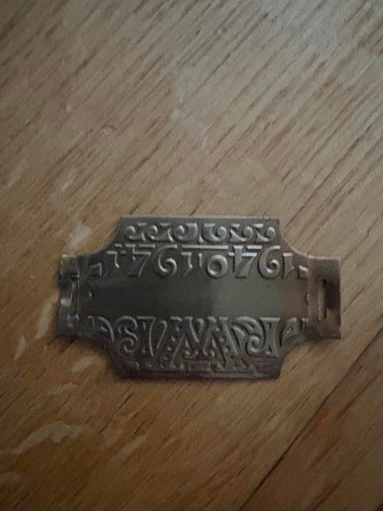 Set Rijwielbelastingplaatje ‘40-‘41 en ‘36-‘37, Verzamelen, Overige Verzamelen, Ophalen of Verzenden, Gebruikt