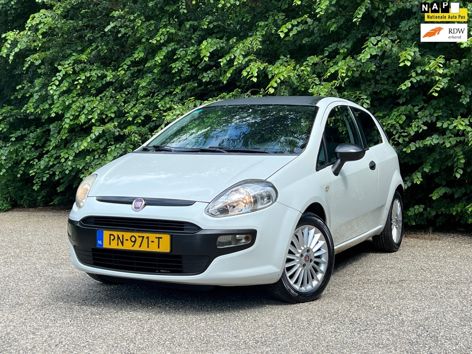 Fiat Punto Evo 1.2 Active | Airco Nu € 1.750,- !, Auto's, Fiat, Stof, 4 cilinders, Parkeersensor, Wit