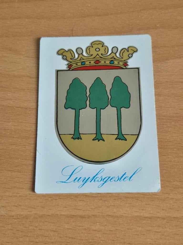 Sticker Luyksgestel - jaren '70, Verzamelen, Stickers, Verzenden, Nieuw