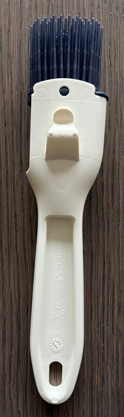Tupperware inklapbare silicone bakkwast/kwast, Overige typen, Ophalen of Verzenden, Zo goed als nieuw, Crème